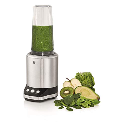 WMF Kult X - Batidora de vaso multifunción, acabado de acero inoxidable cromargan mate, 900 W, 1.2 L, 2 velocidades