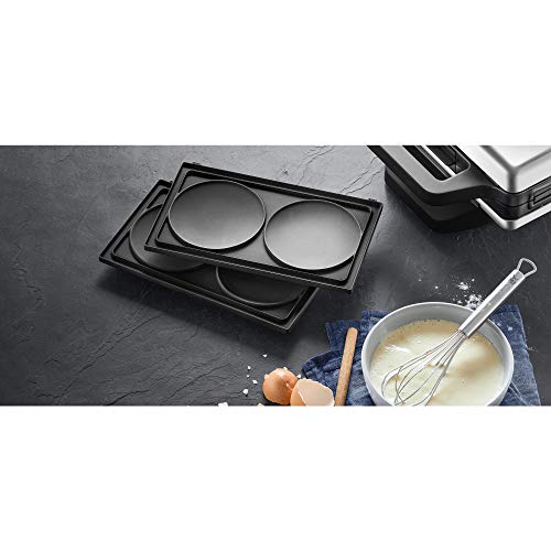 WMF Lono Snack Master Pancake - Juego de 2 platos desmontables antiadherentes