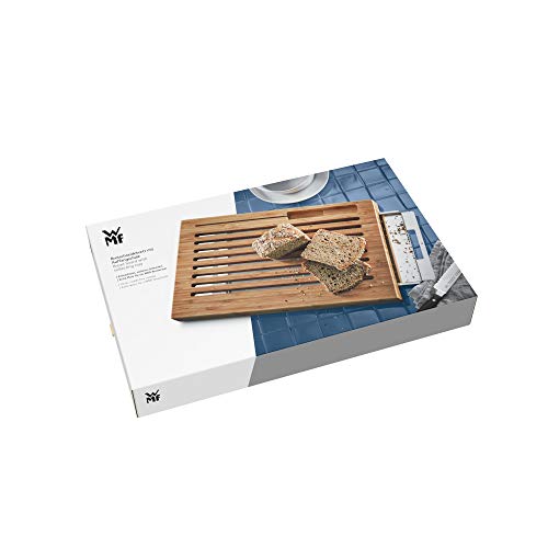 WMF Pan, Contenido: 1 Tabla de Cortar (44 x 27 x 4,8 cm), 1 Bandeja para Migas Cromargan. Número de artículo: 1892014500