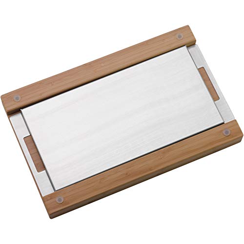 WMF Pan, Contenido: 1 Tabla de Cortar (44 x 27 x 4,8 cm), 1 Bandeja para Migas Cromargan. Número de artículo: 1892014500