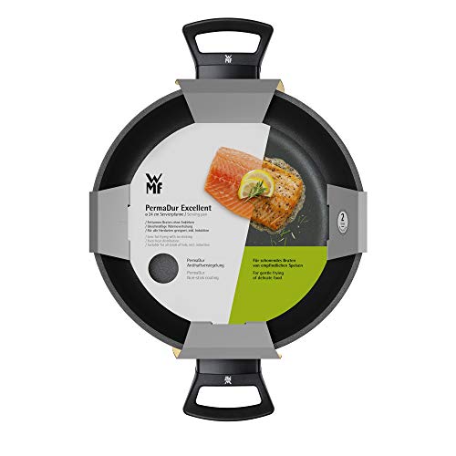 WMF PermaDur Excellent Sartén, Aluminio, Negro, 24 cm