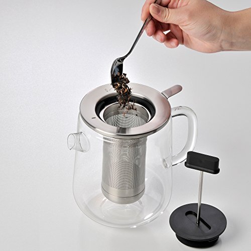 WMF SensiTea Tetera con Calentador, Acero Inoxidable, Vidrio, 1,3