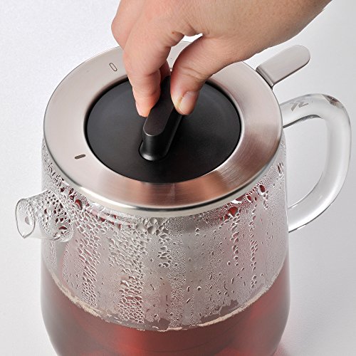 WMF SensiTea Tetera con Calentador, Acero Inoxidable, Vidrio, 1,3