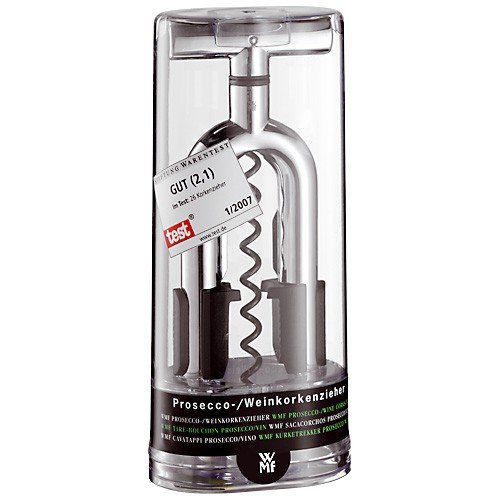 WMF Vino Sacacorchos con ajustador, Acero Inoxidable Pulido