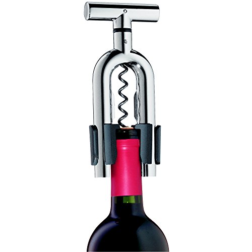 WMF Vino Sacacorchos con ajustador, Material sintético, Acero Inoxidable Pulido