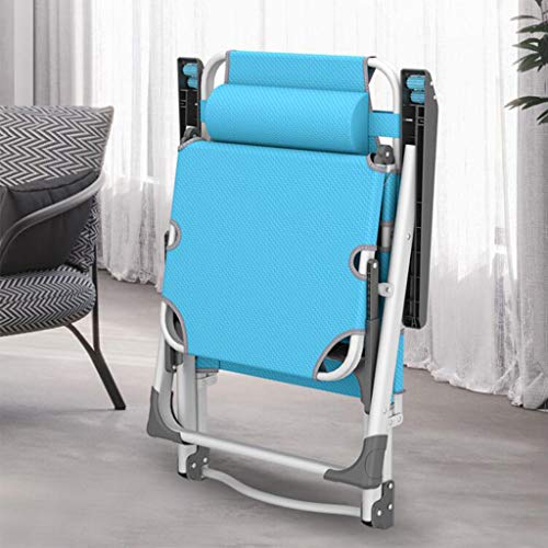 WMQ Silla Zero Gravity, Asiento Acolchado Ajustable Extragrande de 26 '', Silla de Patio reclinable Lounge con Almohada de Contorno y Mesa Lateral, Pliegues Planos para Almacenamiento, Soporte 220lbs