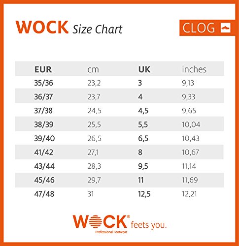 WOCK Clog S/Tira Azul/Blanco 35/36