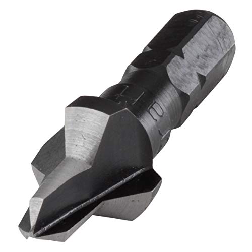 Wolfcraft 2548000 - Avellanador WS, 3 filos, vástago hexagonal Ø 5-12 mm