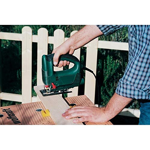 Wolfcraft 3546000 3546000-2 Hojas de Sierra de calar vástago en T/HCS Doble dentado Blanda, tableros de Madera estratificada, entarimado, planchas de virutas recubiertas de plástico/Hoja Especial para Curvas estrechas, plata Set de 2 Piezas