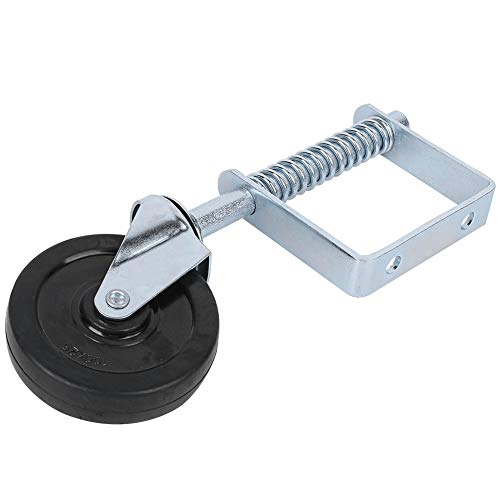 WolfGo Rueda de Puerta -4"Rueda de Puerta de Goma Echador por Resorte Capacidad de Carga Resistente 220lbs