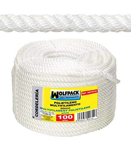 WOLFPACK LINEA PROFESIONAL 16010220 Cuerda Polipropileno Multifilamento (Rollo 100 m.) 12 mm