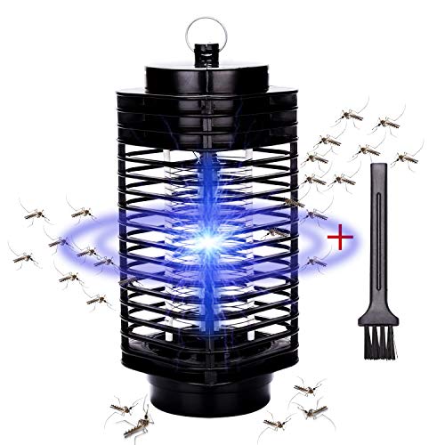 wolketon Lámpara Anti Mosquitos 3W, UV Mata Mosquitos Electrico Mosquitos Killer 30m², para el hogar, Restaurante, Oficina, Dormitorio