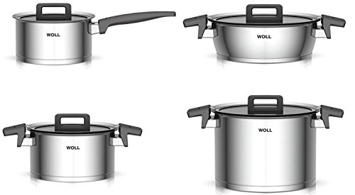 Woll - Batería de cocina de acero inoxidable para inducción