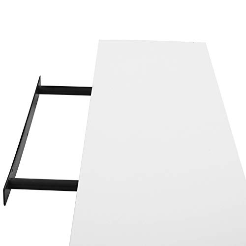 WOLTU Estantería Flotantes Blanco Baldas 120cm Estante para Pared de Tablero de Madera RG9315ws