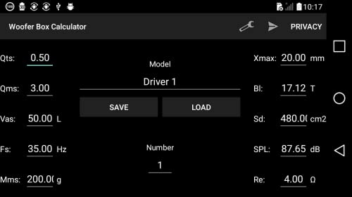 Woofer Box Calculator PRO
