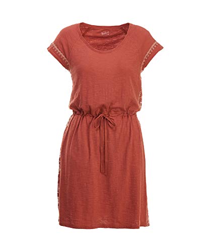 WOOLRICH Bell Canyon Eco Rich II Dress Vestido Informal, Al Horno De Barro, XS para Mujer