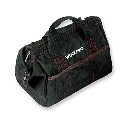 WORKPRO Juego de 3 Bolsas de Herramientas Organizador Portaherramientas Bolso de Mano Boca Abierta