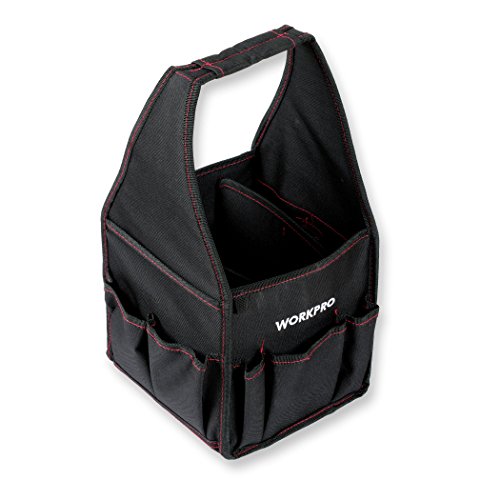 WORKPRO Juego de 3 Bolsas de Herramientas Organizador Portaherramientas Bolso de Mano Boca Abierta