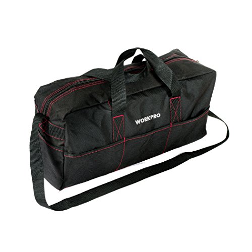 WORKPRO Juego de 3 Bolsas de Herramientas Organizador Portaherramientas Bolso de Mano Boca Abierta