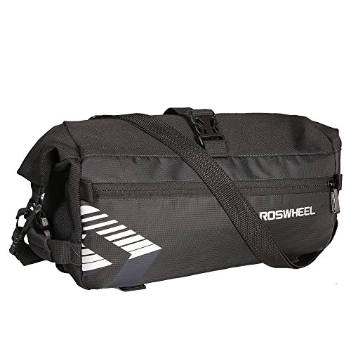 WOTOW Bolso de Asiento Trasero de la Bici, Bici de la Capacidad masiva de 6L Bolsa del Asiento Trasero Bolso de Ciclo de la Bicicleta Bolso Trasero del Tronco del Estante con la Correa