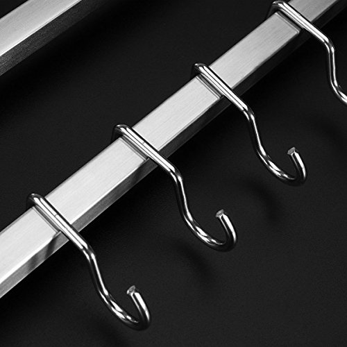 WOVELOT 18 Pulgadas Sostenedor de Cuchillo magnetico Hecho de Acero Inoxidable con iman Fuerte Amplia Tira de Cuchillo Barra de Cuchillo y Organizador de Herramientas magnetico