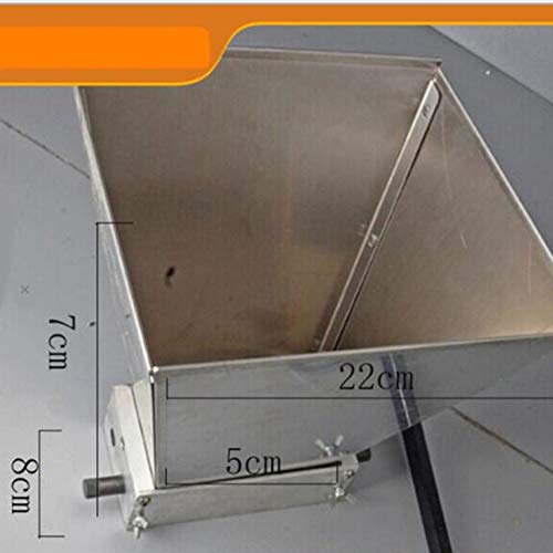 WRJ Molinillo de Grano, la máquina de fabricación de la Cerveza Molino de Cebada Amoladora trituradora de Malta Rodillo de Acero homebrews para la harina de maíz en Polvo,Plata