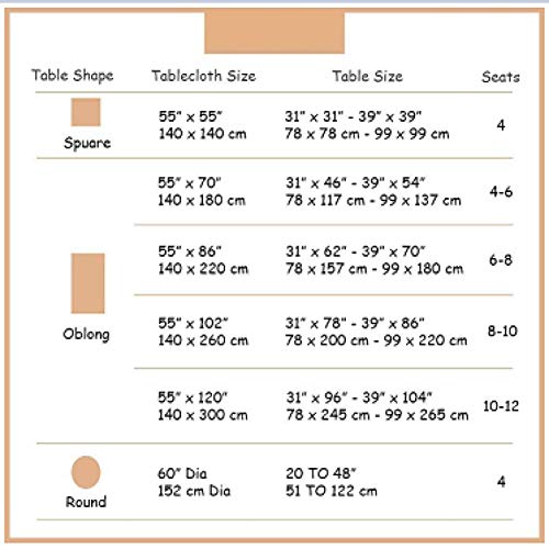 WSJIABIN Mantel Moda Creativa Protección del Medio Ambiente Algodón y Lino Impresión Digital A Prueba de Aceite Impermeable Mantel Resistente a Las Manchas Mantel Rectangular x cm(140X240cm