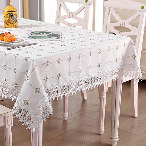 WSJIABIN Mantel Paño Estilo Nacional Impresión Digital Mantel Decorativo Reutilizable Antifouling A Prueba de Aceite Mantel Rectangular Adecuado para Uso en Interiores y Exteriores (90X180CM