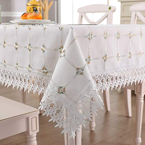 WSJIABIN Mantel Paño Estilo Nacional Impresión Digital Mantel Decorativo Reutilizable Antifouling A Prueba de Aceite Mantel Rectangular Adecuado para Uso en Interiores y Exteriores (90X180CM
