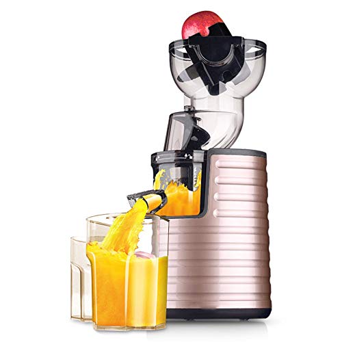 WSJTT Juicer Ultra 250W Power, máquina limpiadora de jugos centrífuga de Easy Clean Extractor, Canal de alimentación Ancho de 3.14 Pulgadas para Vegetales de Frutas Enteras, antigoteo, c