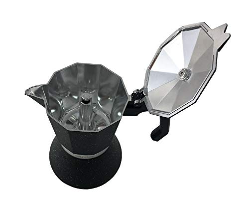 Wurko - Cafetera Aluminio Inducción Amaretto 3 Tazas