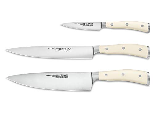 Wüsthof Juegos de Cuchillos de Cocina, Acero Inoxidable, Blanco/Crema, Centimeters
