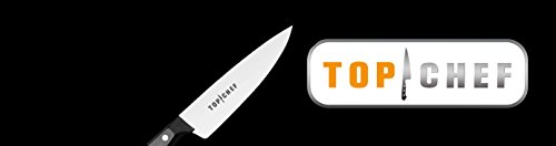 Wüsthof Top Chef 2017 - Cuchillo de chef, acero inoxidable, Negro , 20 cm