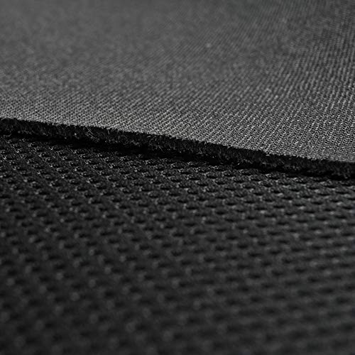 www.telasactivas.es Air Mesh - Malla 3D - Circulación de Aire y transpirabilidad - Negro - por Metro
