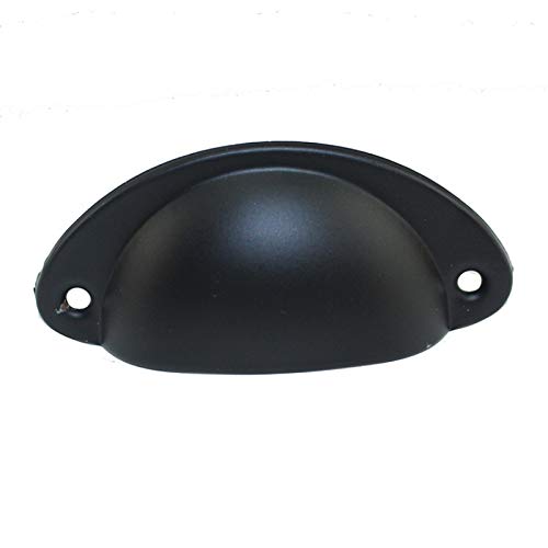WXL Accesorios Metal Retro de la Cocina de la Puerta del gabinete del cajón Armario Tirador Mango Perillas Muebles al por Mayor Mangos y Asas para menaje (Color : Black)