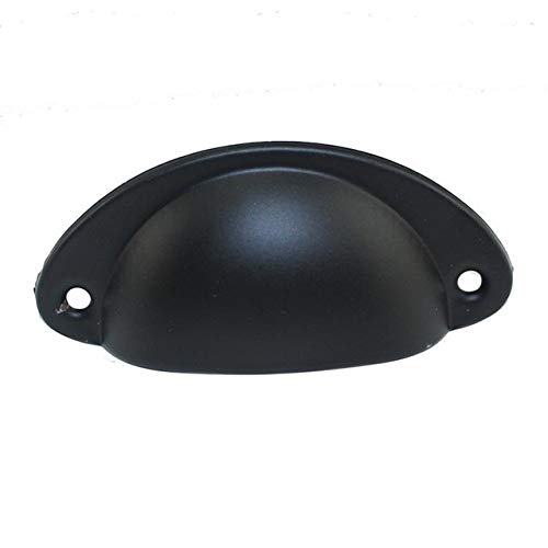 WXL Accesorios Metal Retro de la Cocina de la Puerta del gabinete del cajón Armario Tirador Mango Perillas Muebles al por Mayor Mangos y Asas para menaje (Color : Black)