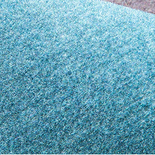 WXQ Alfombra Poliéster Sala de Estar Mesa de Centro Alfombra Dormitorio Rectangular Cama Manta Espesar Chelsea Hostel Alfombra (Color : Blue, Size : 160 * 230CM)