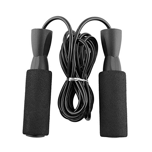 WYJBD Pierde Ningún Marca Cuerda Correas Velocidad de Saltar Saltar Deportes Ajustables Peso Ejercicio Gimnasio Crossfit de Entrenamiento (Color: Negro, Tamaño: Libre) (Color : Black, Size : Free)