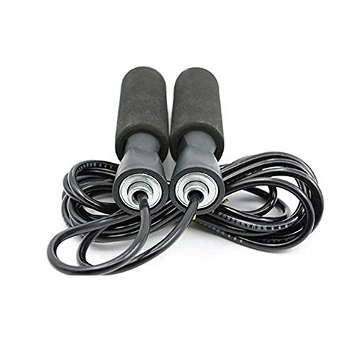 WYJBD Pierde Ningún Marca Cuerda Correas Velocidad de Saltar Saltar Deportes Ajustables Peso Ejercicio Gimnasio Crossfit de Entrenamiento (Color: Negro, Tamaño: Libre) (Color : Black, Size : Free)