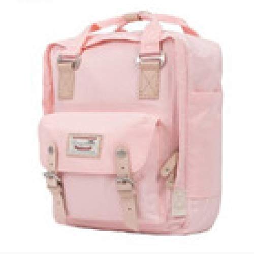 WYMF Mochila Donut de gran capacidad, mochila de viaje para estudiantes y niñas, color Narciso en polvo
