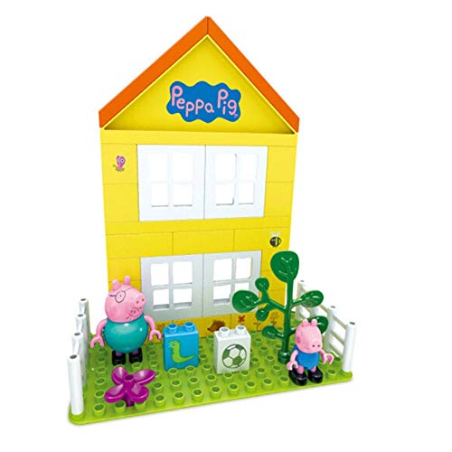 WZLDP Personajes Puzzleincludes Peppa Pig-Inicio de Bricolaje for niños papá Pig | George Pig | Pink Pig FamilyMulticolorChildren Educación Rompecabezas de Recuerdos Asamblea