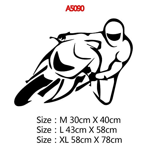 wZUN Motocicleta Papel Autoadhesivo de Vinilo Pegatinas de Vinilo Decoración para el hogar Papel Pintado Niños Dormitorio 30x40cm