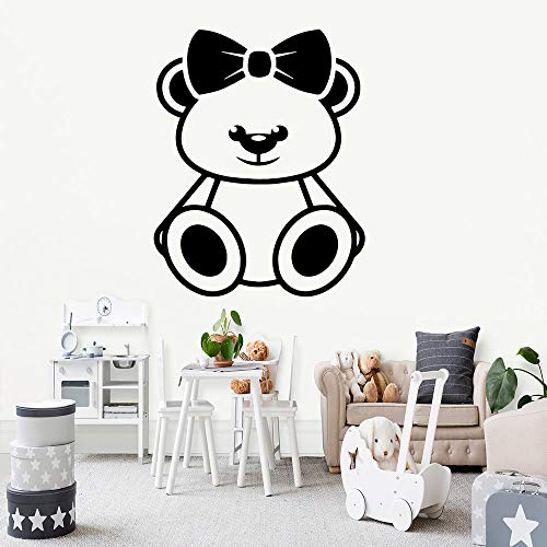 wZUN Oso Etiqueta de la Pared extraíble Autoadhesivo habitación de los niños Arte Mural Sala de Estar decoración del hogar Pared Arte calcomanía 28X35cm