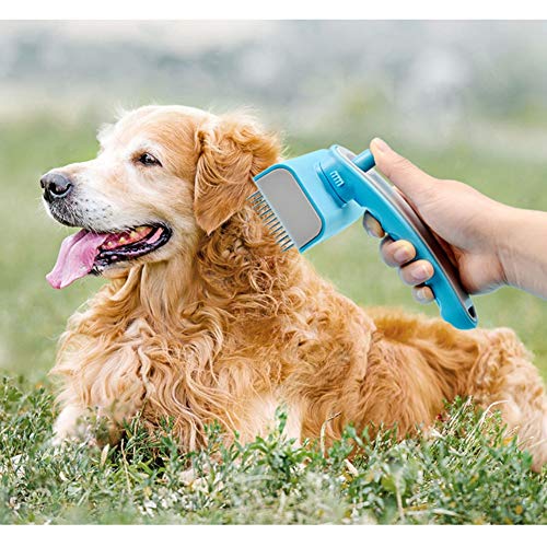 X10 Cepillo de Cuidado Personal para Mascotas Cepillos de Limpieza automática para Perros y Gatos Cabello Largo y Grueso La Mejor Herramienta de eliminación de Mascotas