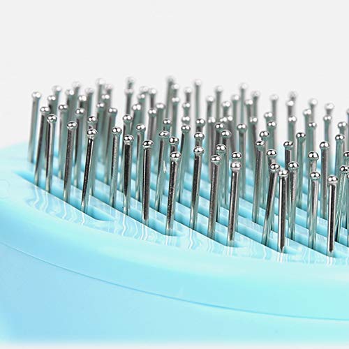 X10 Cepillo de Cuidado Personal para Mascotas Cepillos de Limpieza automática para Perros y Gatos Cabello Largo y Grueso La Mejor Herramienta de eliminación de Mascotas,Blue,Fineneedle