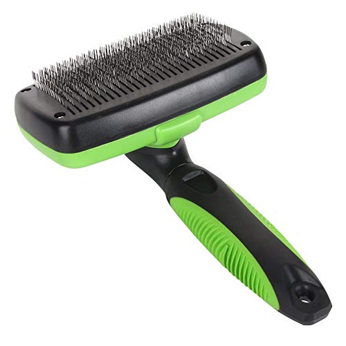 xb Cepillo de Cuidado Personal para Mascotas Cepillos de Limpieza automática para Perros y Gatos Cabello Largo y Grueso La Mejor Herramienta de eliminación de Mascotas