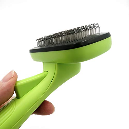xb Cepillo de Cuidado Personal para Mascotas Cepillos de Limpieza automática para Perros y Gatos Cabello Largo y Grueso La Mejor Herramienta de eliminación de Mascotas