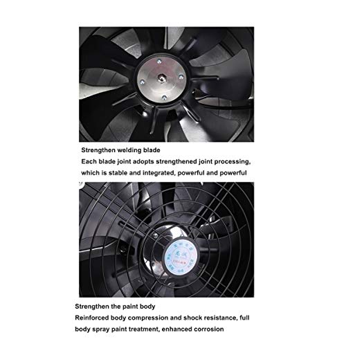 Xcmenl Ventilador Extractor De Baño De 200 Mm, 80W Ventilación Súper Silenciosa con Motor De Cobre para Salas De Reuniones De Cocina De Restaurante
