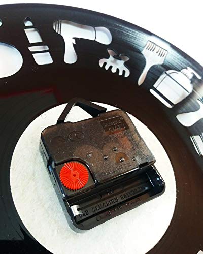 xcvbxcvb El Reloj de Pared con Disco de Vinilo, con 7 Luces LED Diferentes, se Puede Cambiar para Decorar el Reloj de Baloncesto en la habitación de los niños. Decoración hogareña