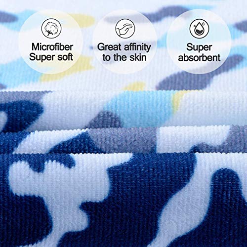 xcvgcxcvasda Serviette de Bain, Bathroom Towels Vintage Cartoon Cupcake Beach Bath Pool Sport Travel Hand SPA Towel 31x51 Inches Size